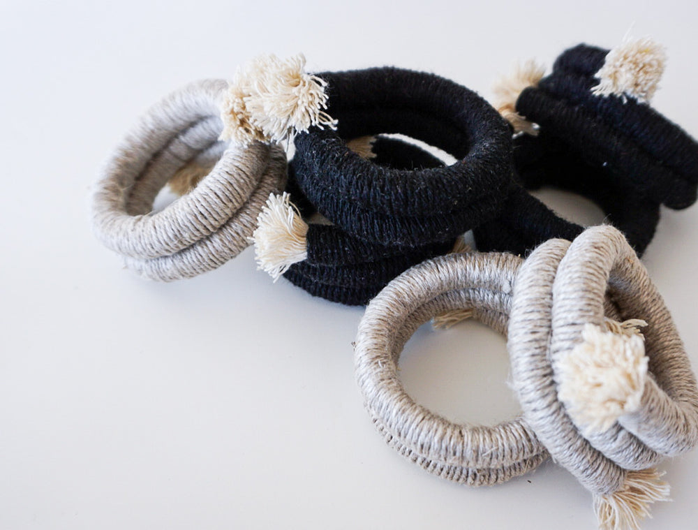 Hand-coiled Napkin Rings