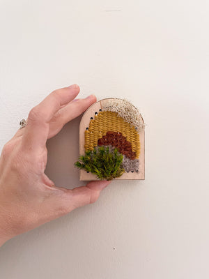
            
                Load image into Gallery viewer, Mini Moss Weavings
            
        