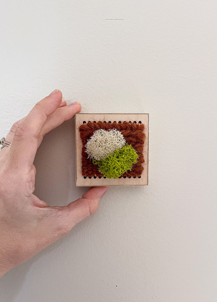 
            
                Load image into Gallery viewer, Mini Moss Tapestry Weavings
            
        