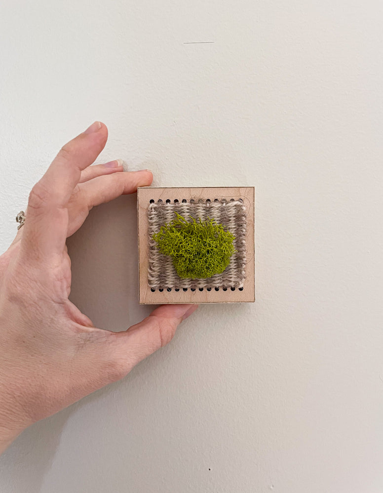 
            
                Load image into Gallery viewer, Mini Moss Tapestry Weavings
            
        