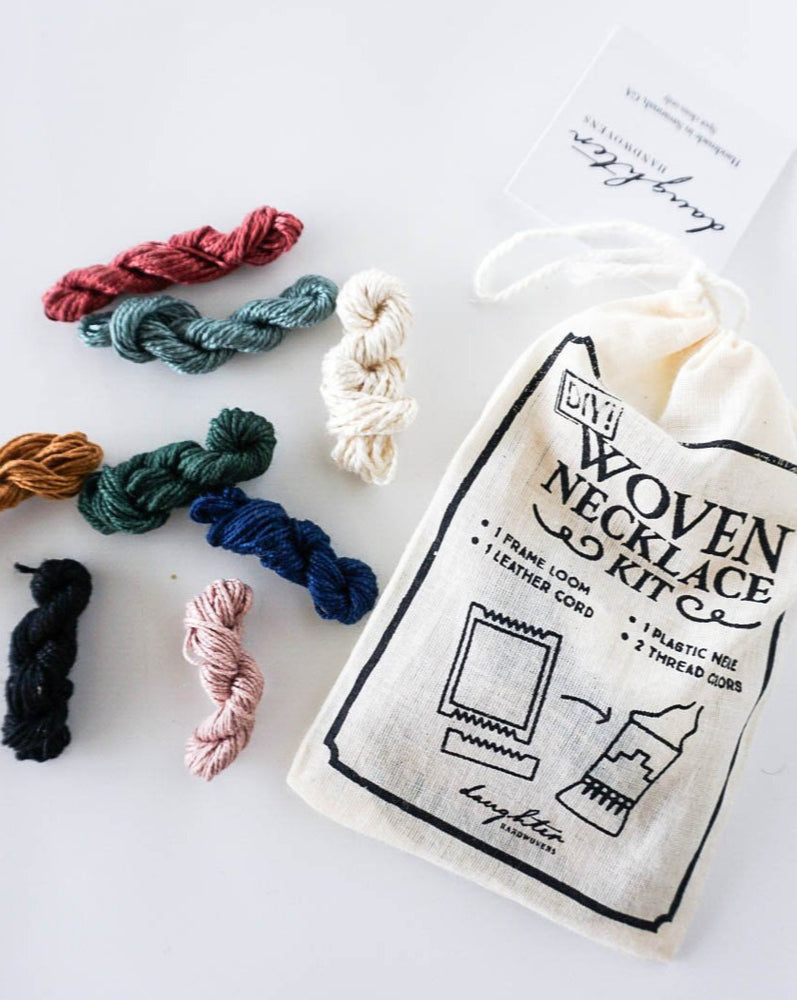 Long Fabric Necklace DIY Craft Kits for Women Arts and 